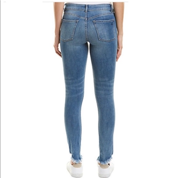 DL1961 Florence Mid Rise Instasculpt Skinny Frayed Hem Jeans - Picture 2 of 13
